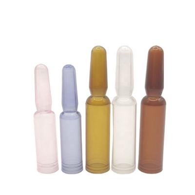 China Cosmetic Factory wholesale 1.5ml 2ml color Slimming Sterile Ampoule PP material Cosmetic Ampoule for sale