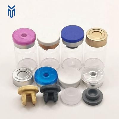 China Pharmaceutical Factory Supply 5ml 6ml Clear Glass Ampoule Pharmaceutical Bottle Penicillin Vials Bottle With Aluminum Lid for sale