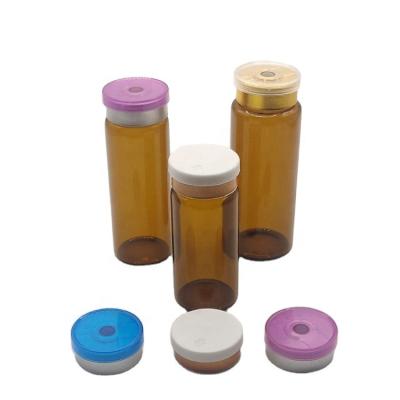 China Medicine Hot sale10ml 15ml 20ml amber Penicillin Powder Essence Reagent Ampoule Vial Glass Bottle for sale