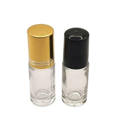 China Cosmetic empty 5ml Roll On Glass Bottles Essential Oil Roller Bottles for Cosmetic Essential Oil Packaging for sale