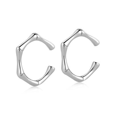 China 100% Handmade Hypoallergenic Jon Fashion Accessories Earrings S925 Sterling Silver Cubic Zirconia Earrings Jewelry Silver Earrings for sale