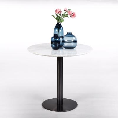 China Modern luxury marble dining table and chair set for use in coffeeshop with hotel furniture dining set for sale