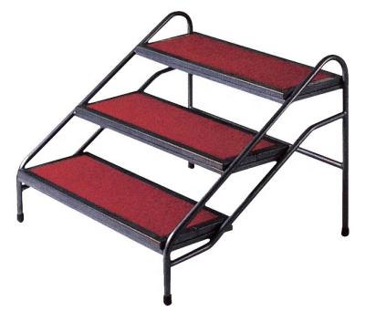 China Three Layer Hotel Folding Step Ladder For Hotel And Event Used Classic And Popular Movable Step Ladder for sale