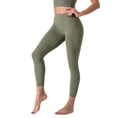 China Unique Logo Women Sport Printed Breathable Yoga Gaiters Custom Pants With Pocket for sale