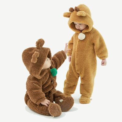 China OEM Breathable Unisex Baby Kids Sleepwear Overalls Girls Winter Cosplay Infant Rompers Animal Newborn Boy Clothes Breathable Unisex for sale