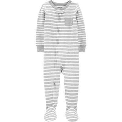 China Soft 100% Cotton Zipper Footie Baby Overalls Romper QUICK DRY Infant Footed Footed Pajamas Baby Overalls Playsuits Sleepwear Toddler Pajamas for sale