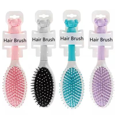 China Salon Custom 2021 Any Color Hair Dying Brush For Salon Designer Women Cute Hair Brush for sale