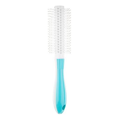 China Home Plastic Round Hair Styling Brush With Bristle Nylon Hair Drying For Short for sale