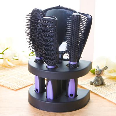 China Home Hair Brush Set with Detangling Nylon Pins Massage Paddle Brush Cushion Hair Comb Hair Dryer Brush for Women Men Kids Girls for sale