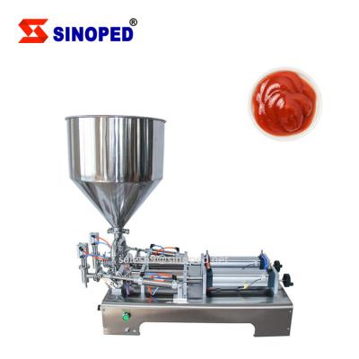 China Factory Pneumatic Alcohol Spray Sesame Paste Filling Machine 3ml-5000ml for sale