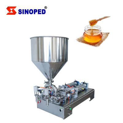 China Plant Semi-automatic Single Nozzle Liquid And Paste Pneumatic Piston Filling Machine for sale