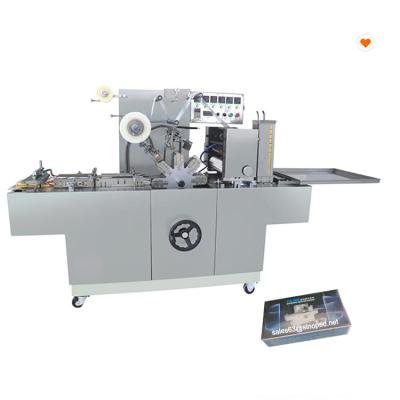 China Automatic Cellophane Cardboard Box Soap Chocolate Bar CLOTHING Fragrance 3d Fragrance Wrapping Machine Transparent Wrapping Machine for sale