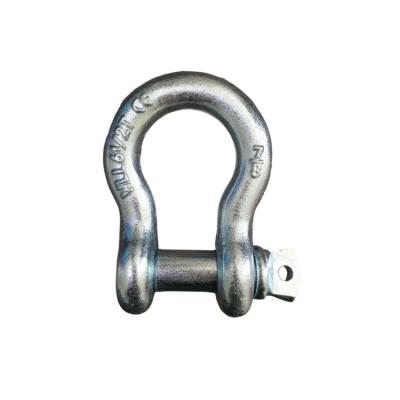 China Automotive Industry USA Standard G209 Drop Forged Omega Arc Shackle With Green Screw Pin for sale