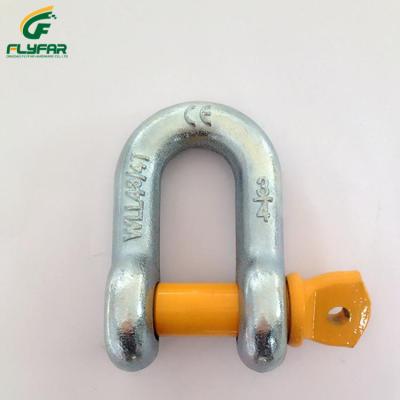 China Marine Rigging Galvanized Zinc Plated Carbon Steel Anchor Dee Shackle for sale