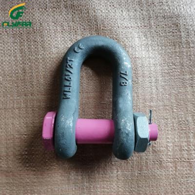 China US Gray Hot Dip Galvanized Carbon Steel Chain Rigging Rig With Safety Pin Nut for sale