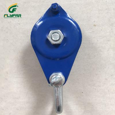 China Pulley With Shackle Snatch Small Capacity Steel Timing Pulley Block With Shackle for sale