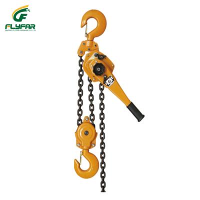 China G80 Hoist Grade Lift Traction Lever Chain Hoist Chain Block With Steel Power Hook for sale