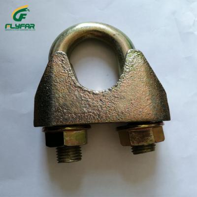 China Iron Cast Galvanized Cast Iron Ductile Steel Wire Rope Clip DIN1142 Ductile Use For Steel Wire Rope for sale