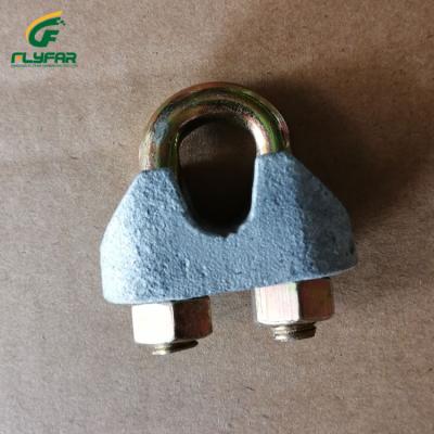 China Galvanized Steel Stainless Steel Or Wire Rope Tie Down Or Stainless Steel Clip For Cable for sale