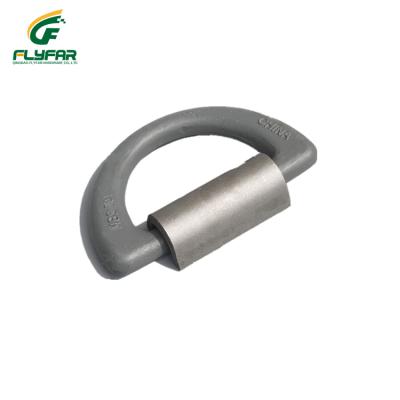 China Forged Cardboard Flat Product Buckle D Clip For Lashing for sale