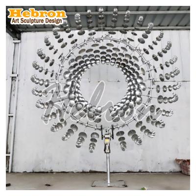 China China Metal Wind Spinner Parts Kinetic Sculpture For Decoration for sale