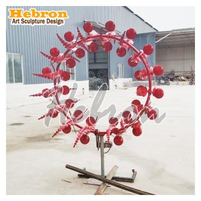 China China Famous Metal Art Large Perpetual Motion Sculpture Stainless Steel Outdoor Kinetic Wind Sculpture for sale