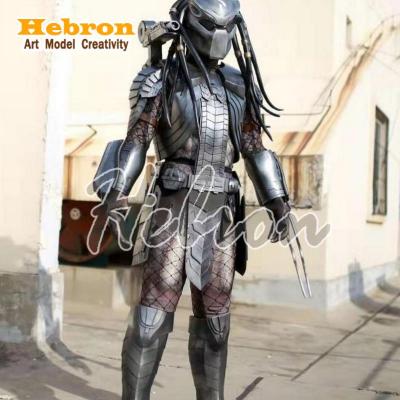 China Wedding Realistic Handmade Realistic Helmets Event Decoration Amusement Park Exhibition Costume Predatory Performance For Use Cosplay Costume for sale