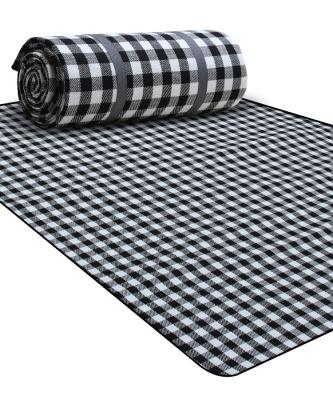 China Camper Hiking Outdoor Picnic Blanket Sleeping Picnic Mat 2021 3 Layers Waterproof Beach Park Mat For Travel Blanket Camping for sale