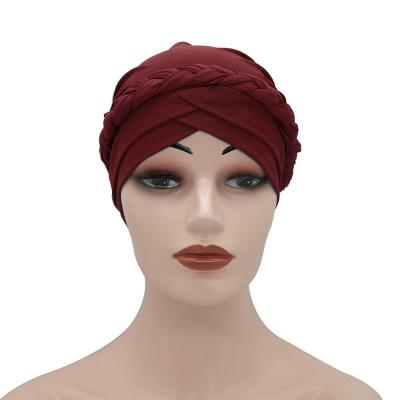 China Wholesale Bohemian Silk Women's Chemotherapy Milk Picture Style Sleep Hat Elastic Hair Caps for sale