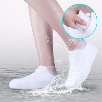 China Best Price Mens Womens Man Rubber Rain Boots Lightweight Slip-Resistant White Shoe Cover Rubber Rain Boots for sale