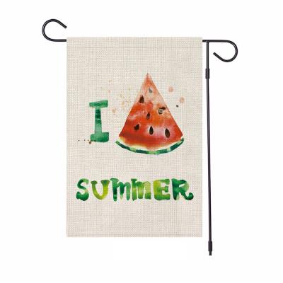 China Wholesale Summer 12.5x18 Inch Sublimation Decoration Garden Yard House Hanging Double Sided Flag for sale