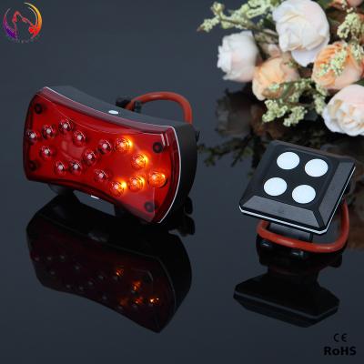 China Warning /Cycle/Turn Steady Turn Signal Indicate Left And Right Rechargeable Laser Led Bicycle Rear Light for sale