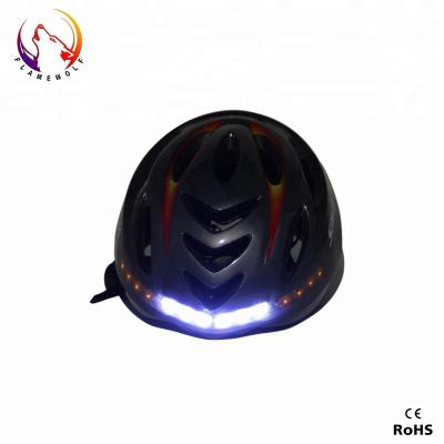 China Lightweight PC+EPS Indicator Safety Sport Waterproof Led Helmet for sale