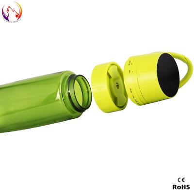 China Dongguan Sustainable Water Bottle Plastic Drinking Speaker for sale