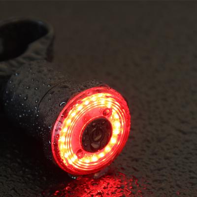 China Brake Sensing USB Smart Night Brake Induction Rear Mount Warning Light Bicycle for sale