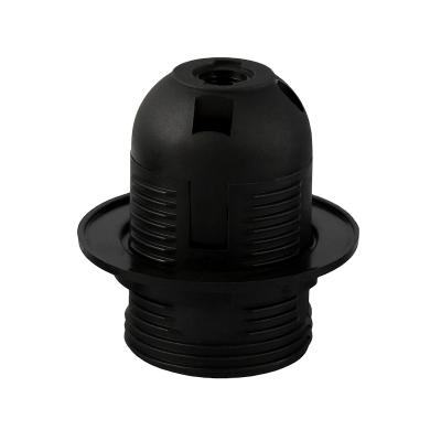 China Screw Guaranteed Quality LED Sockets Base Full-threaded With Lock Ring Bulb Socket for sale