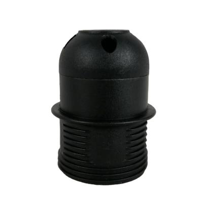 China Screw factory supplier price click on Ring Lamp Holders e27 plastic lamp socket half threaded lamp holder for sale