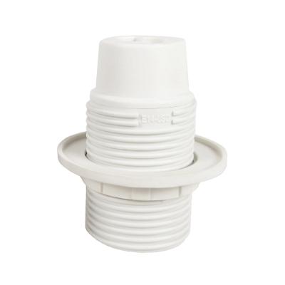 China Threaded Plastic Screw Lighting Accessories Edison Bulb Holders Full Chandelier e14 Lamp Holder for sale