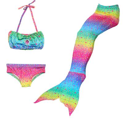 China Summer Baby Swimsuit Waterproof Mermaid With Monofin Kid Bikini Swimwear Mermaid Costume Cosplay Kid Swimwear for sale