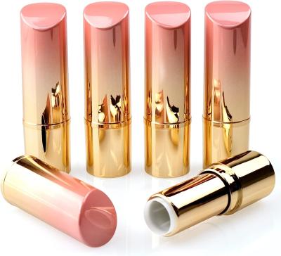 China Lip Gloss Plastic Tube Silk Screen Printing Empty Lipstick Tubes for sale