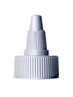 China 24mm 28mm Plastic Cap White Color Plastic Flip Turret Cap PP Cap for sale