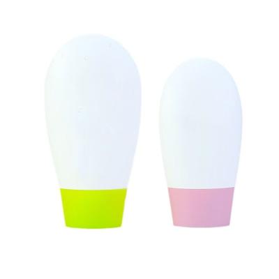 China 30ml 50ml Sunscreen Foundation Serum Lotion Squeezable Plastic Bottle Cosmetic for sale