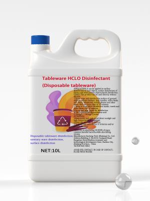 China Disposable Tableware HOCL HCLO Disinfectant for sale