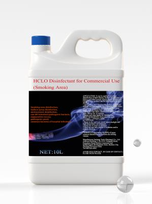 China HClO Hypochlorous Acid Sanitizer Dedicated Smoking Area Sterilization And Deodorization for sale