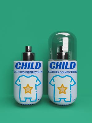 China 50ML het Zoutzuur van de BABYkleding voor Ontsmettingsmiddel Geen Stimulatie Te koop