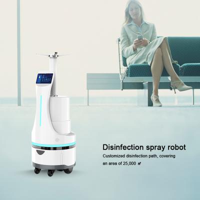 China Intelligent Disinfection Robot Hypochlorite Disinfectant In Public Places for sale