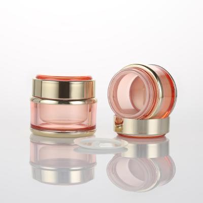 China 2021 Low MOQ hot sale face cream jar 30g 50g round round cosmetic jars nail gel container for sale