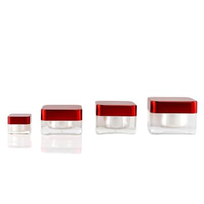 China Hot Selling Face Cream Jars For Nail Acrylic Jar 50g Acrylic Jar For Cosmetic for sale