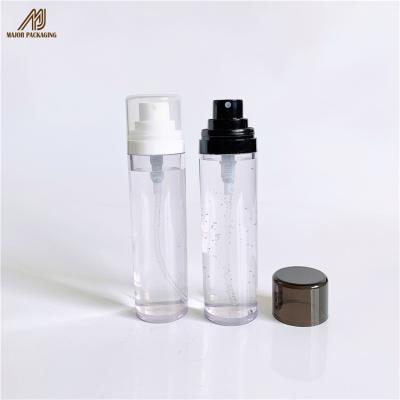 China Luxury Refillable Plastic Bottle 50ml Hair Salon Spray Free Sample Clear Pump Bottle for sale