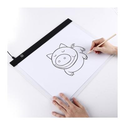 China Discovery Skateboard Kids Ultrathin Portable Acrylic Custom Craft Art Drawing Plotter Led Light Protection for sale